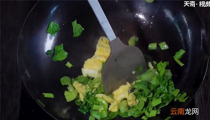 鸡毛菜炒鸡蛋怎么做 鸡毛菜炒鸡蛋的做法