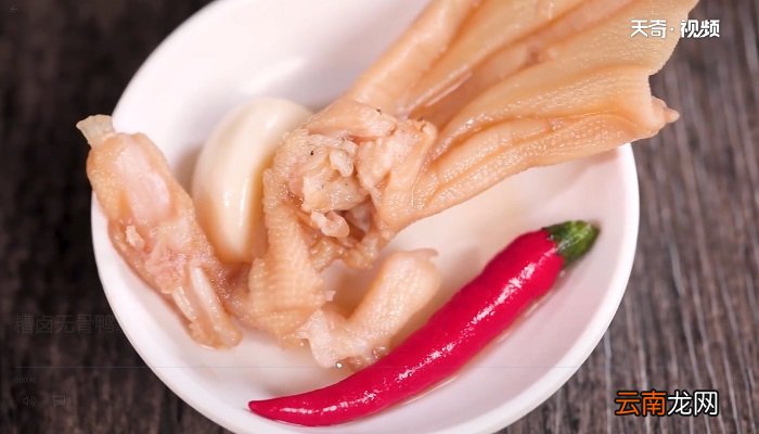 糟卤无骨鸭掌怎么做，糟卤无骨鸭掌的做法