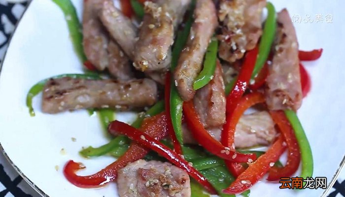 芝香甜椒煎肉条的做法 芝香甜椒煎肉条怎么做