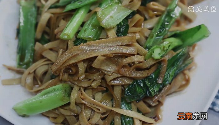 芥菜炒豆腐皮怎么做 芥菜炒豆腐皮的做法