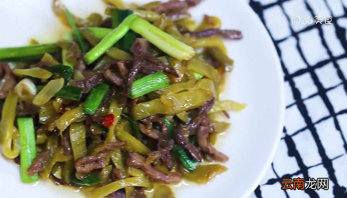 芥菜头炒肉怎么做 芥菜头炒肉的做法