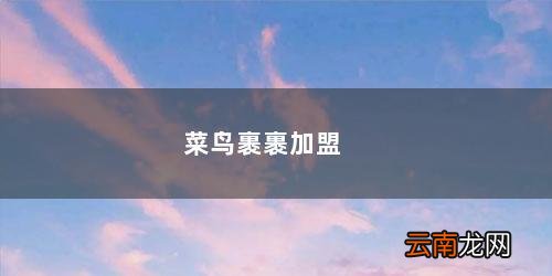菜鸟裹裹加盟官网 菜鸟裹裹加盟