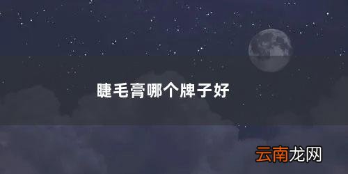 睫毛膏哪个牌子好用推荐小红书 睫毛膏哪个牌子好用又不贵的
