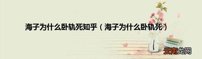 海子为什么卧轨死 海子为什么卧轨死知乎