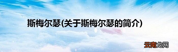 关于斯梅尔瑟的简介 斯梅尔瑟
