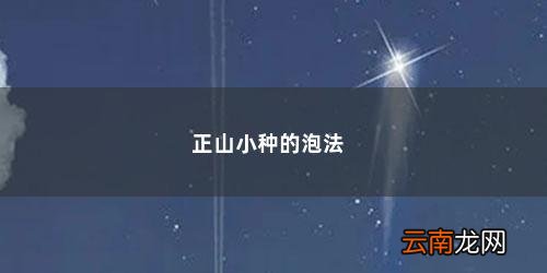 正山小种应该怎么泡 正山小种的泡法