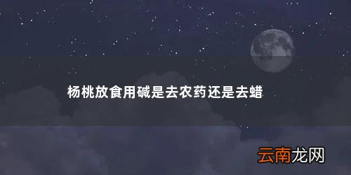 杨桃怎么洗干净 怎么吃 杨桃放食用碱是去农药还是去蜡