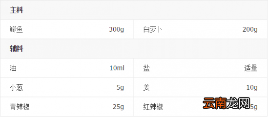 白萝卜鲫鱼汤的做法 一道美味可口鱼汤做法