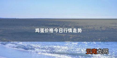 美国的鸡蛋价格 鸡蛋价格今日行情走势